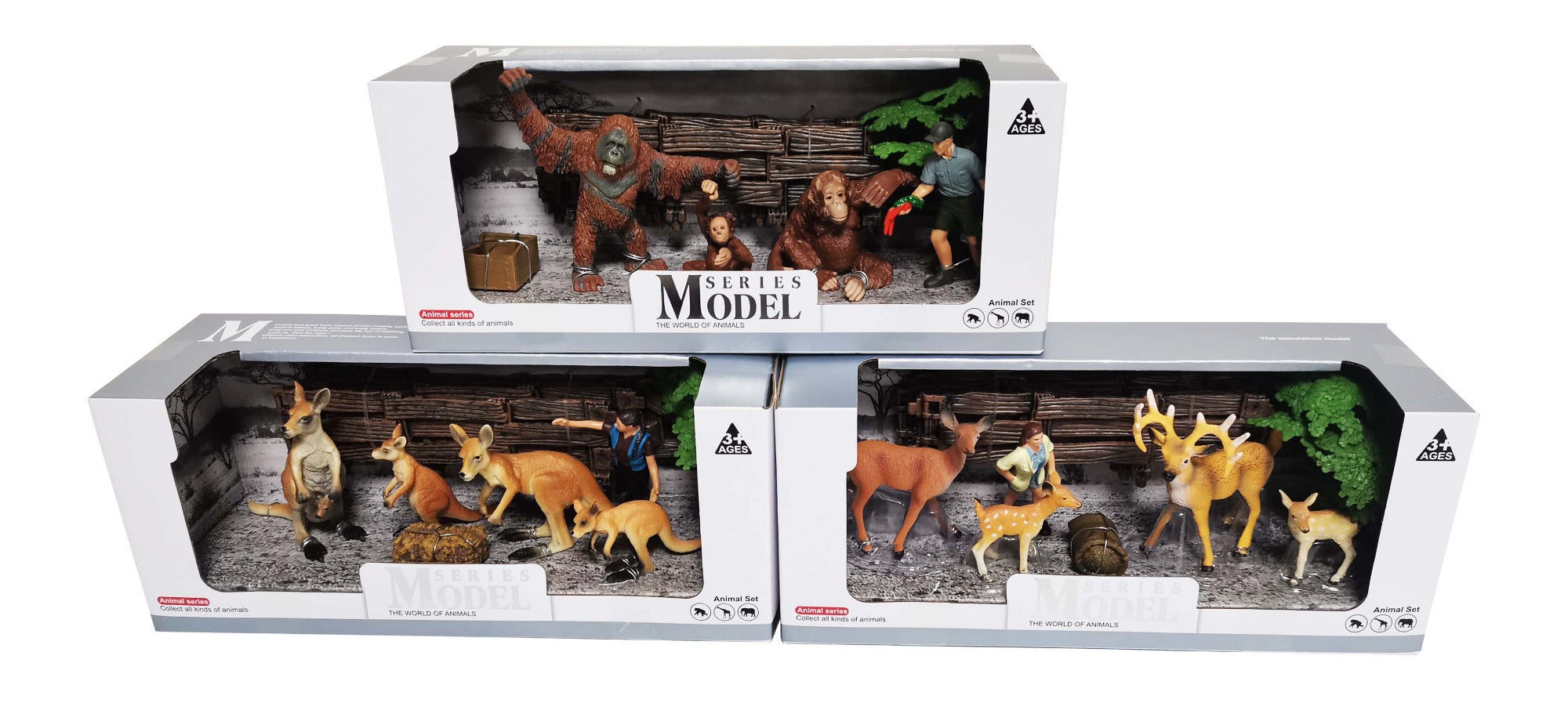 Buy Model Animal Series Figure Mix 3pcs Set 2 (Sold Separately Subject to Availability) | Yallatoys.com