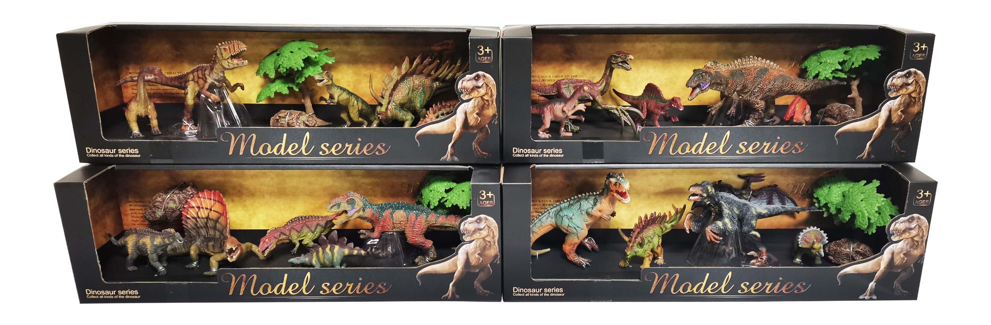 Buy Model Animal Series Figure Dinosaur 5pcs Set (Sold Separately Subject to Availability) | Yallatoys.com