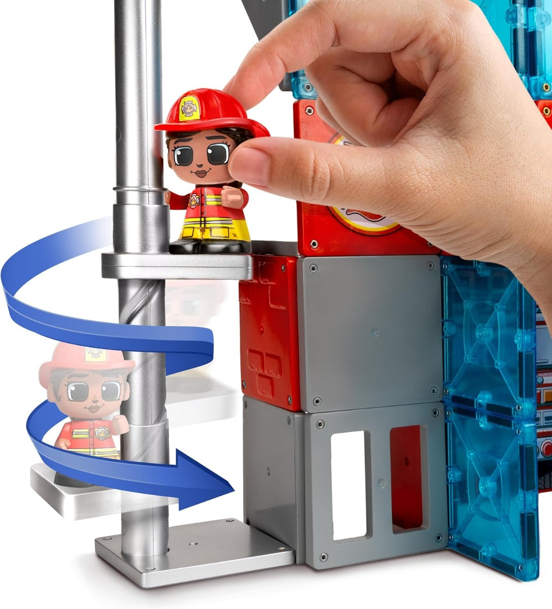 Buy Tile Town Fire Station Tile Set 40pcs | Yallatoys.com