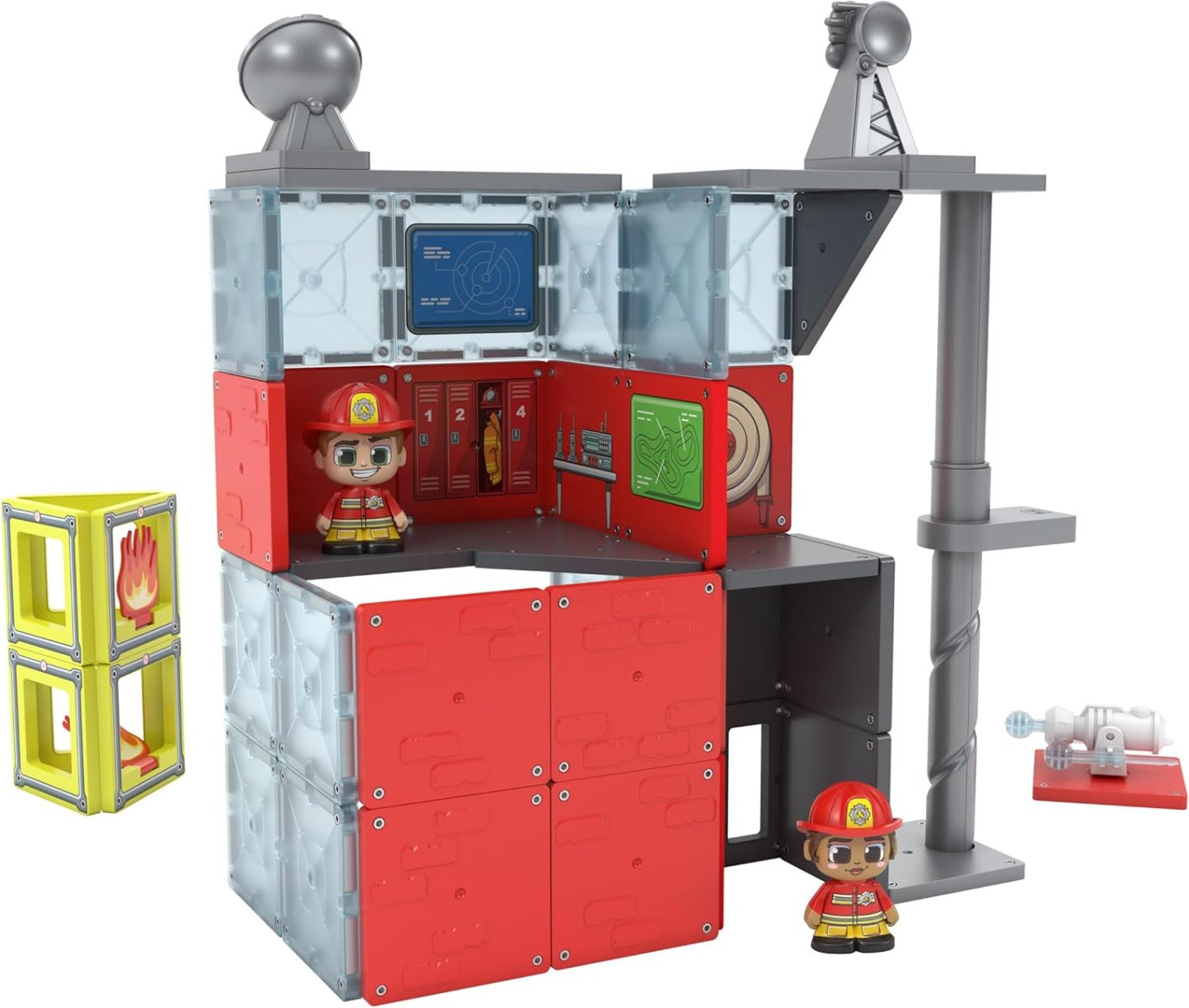 Buy Tile Town Fire Station Tile Set 40pcs | Yallatoys.com