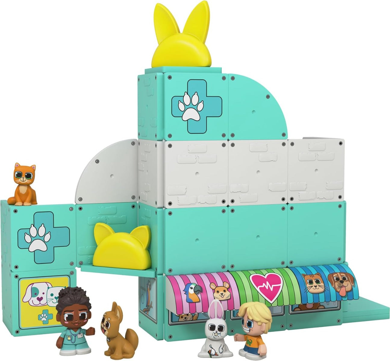 Buy Tile Town Pet Clinic Rescue Tile Set 40 pcs | Yallatoys.com