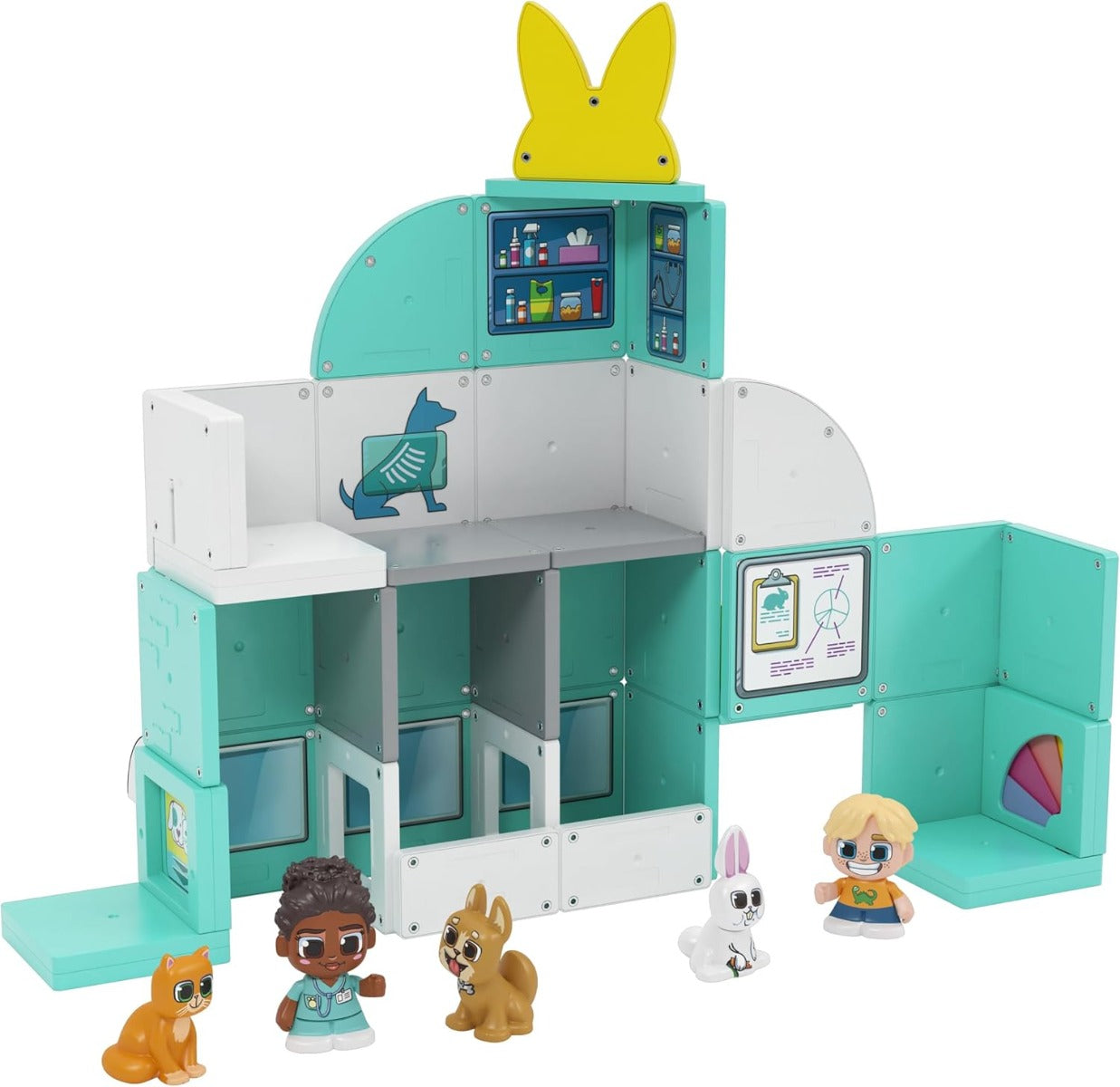 Buy Tile Town Pet Clinic Rescue Tile Set 40 pcs | Yallatoys.com