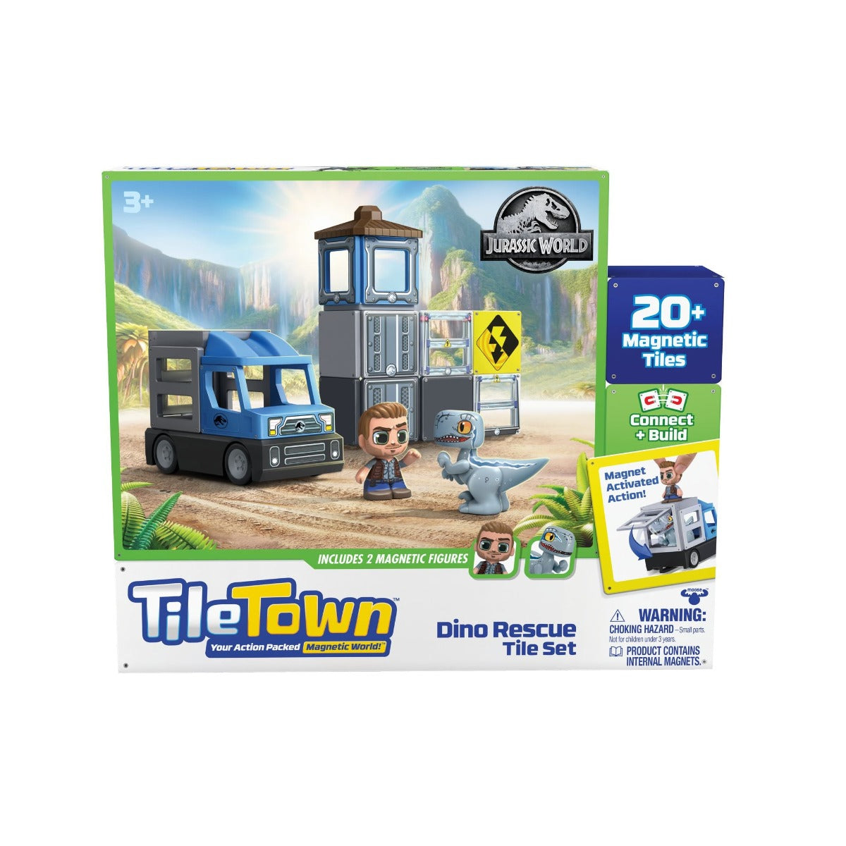 Buy Tile Town Dino Rescue Set 22pcs | Yallatoys.com