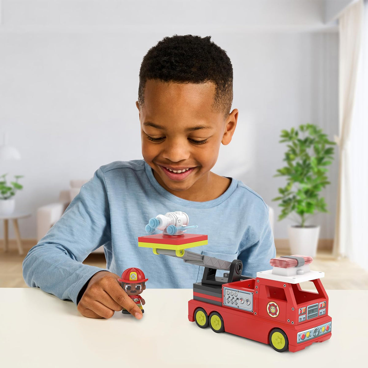 Buy Tile Town Fire Truck Lights And Sounds Tile Set | Yallatoys.com