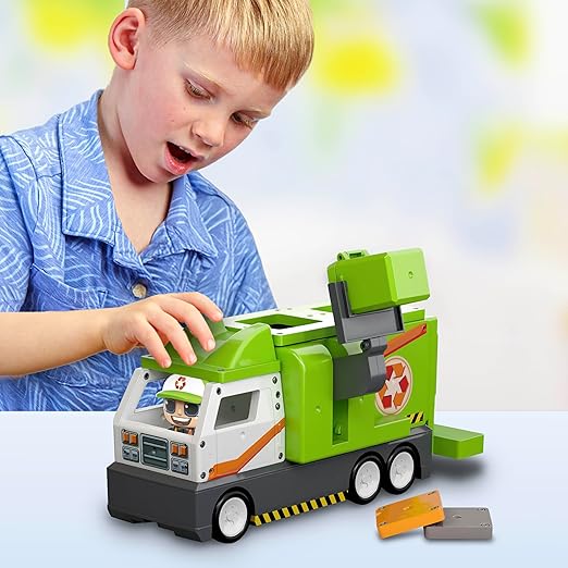 Buy Title Town S2 Recycling Truck Tile Set | Yallatoys.com