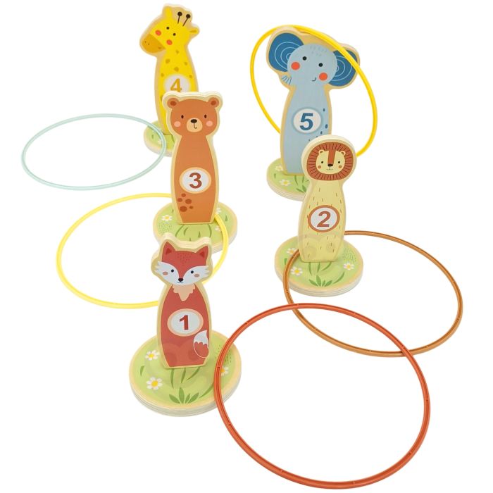 Buy Tooky Toy Wooden Ring Toss | Yallatoys.com