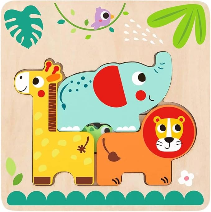 Buy Tooky Toy Multi layered Animal Puzzle | Yallatoys.com
