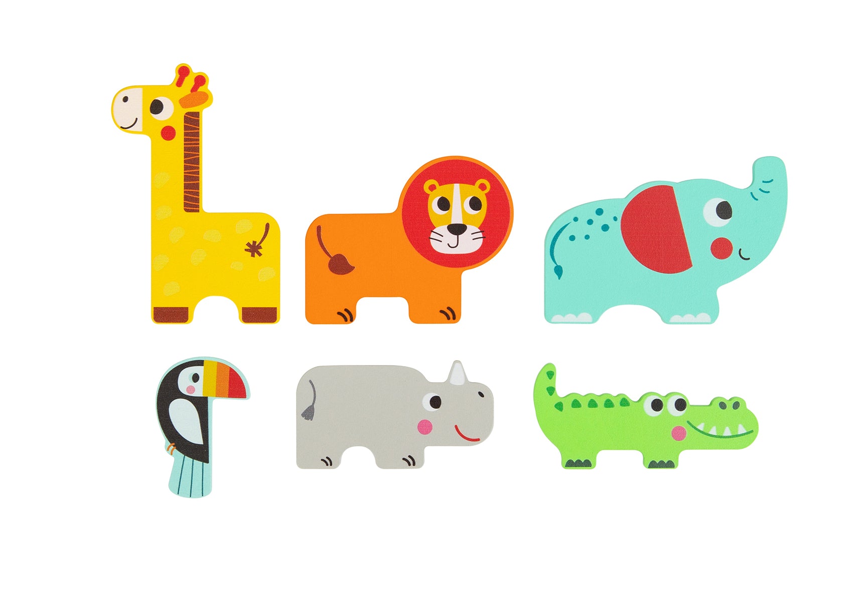 Buy Tooky Toy Multi layered Animal Puzzle | Yallatoys.com
