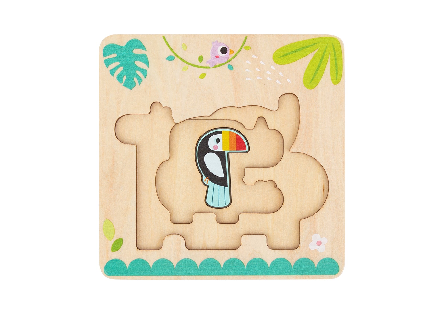 Buy Tooky Toy Multi layered Animal Puzzle | Yallatoys.com