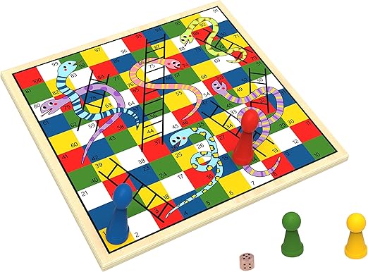 Buy Tooky Toy 2 In 1 Games Ludo & Snakes & Ladders Board Game | Yallatoys.com