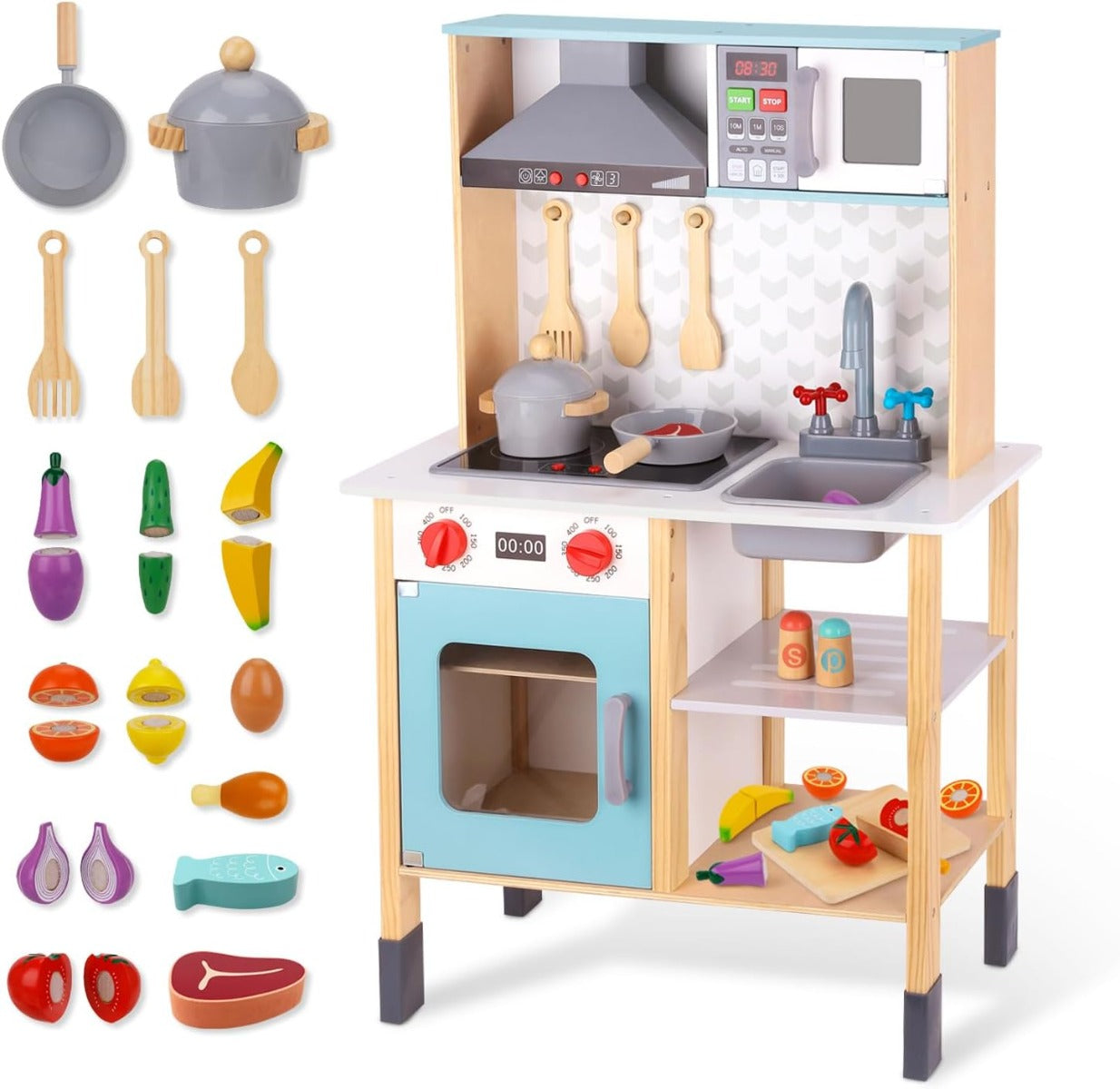 Buy Tooky Toy Kids Kitchen Playset | Yallatoys.com