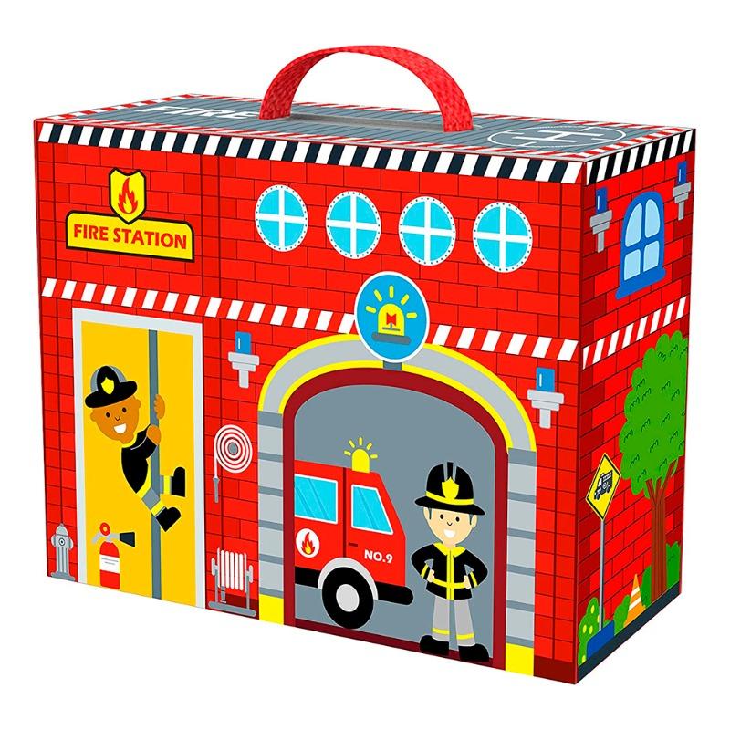 Buy Tooky Toy Fire Station Box Playset | Yallatoys.com
