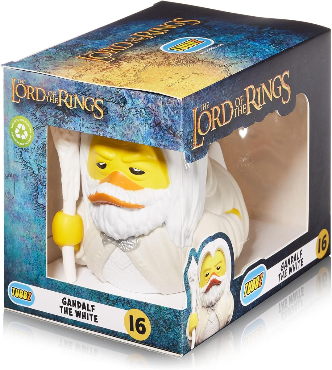 Buy Tubbz Lord Of The Rings Gandalf The White Cosplaying Rubber Duck Vinyl Figure | Yallatoys.com
