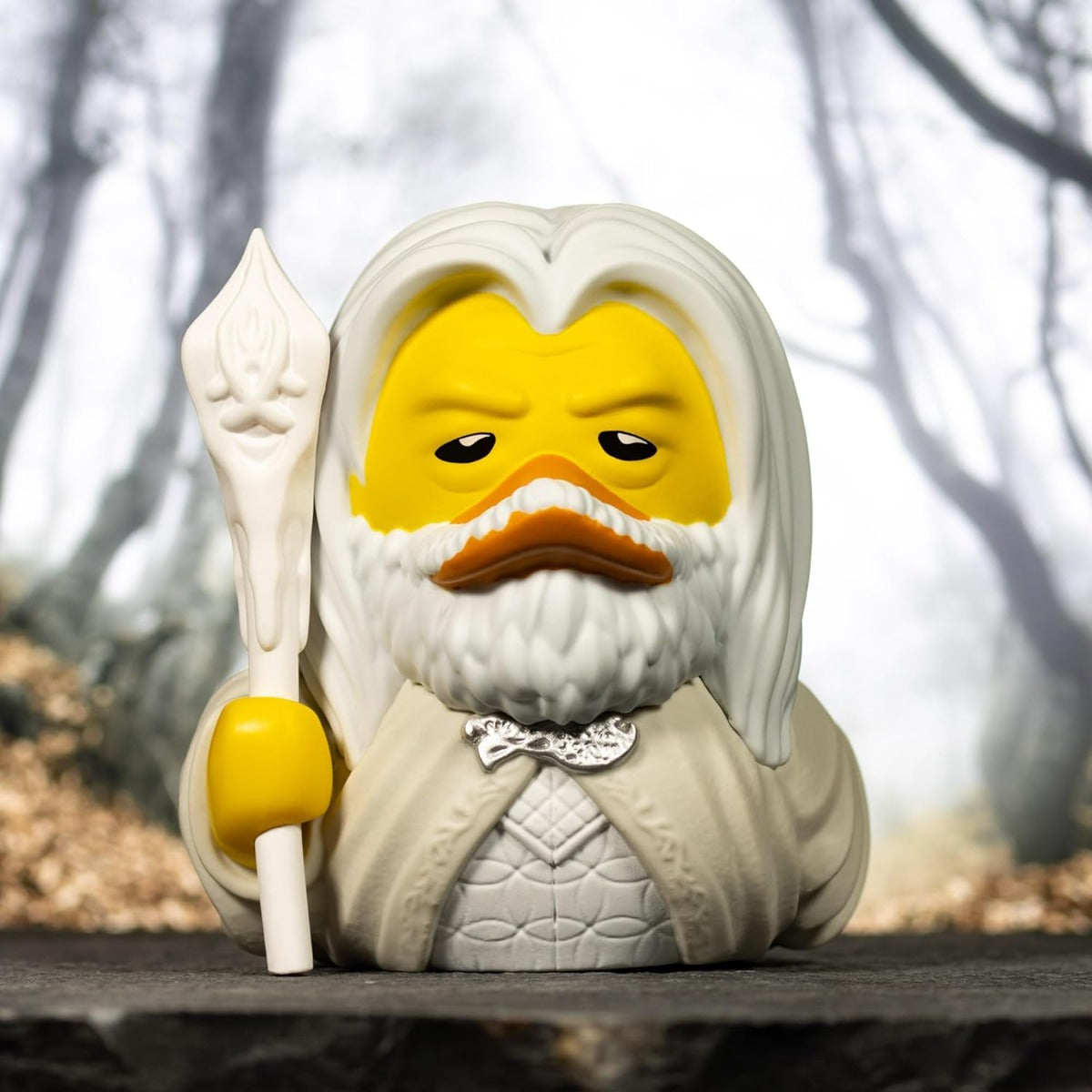 Buy Tubbz Lord Of The Rings Gandalf The White Cosplaying Rubber Duck Vinyl Figure | Yallatoys.com