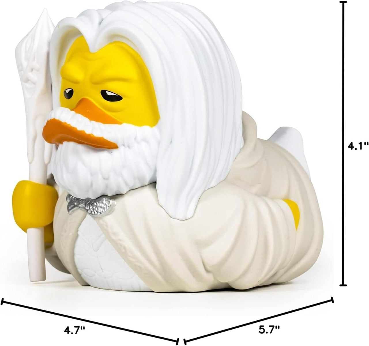 Buy Tubbz Lord Of The Rings Gandalf The White Cosplaying Rubber Duck Vinyl Figure | Yallatoys.com