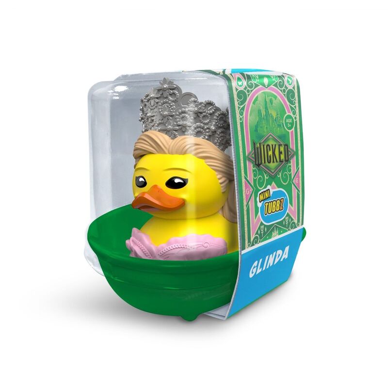 Buy Tubbz Mini Wicked Glinda Upland Cosplaying Rubber Duck Vinyl Figure | Yallatoys.com