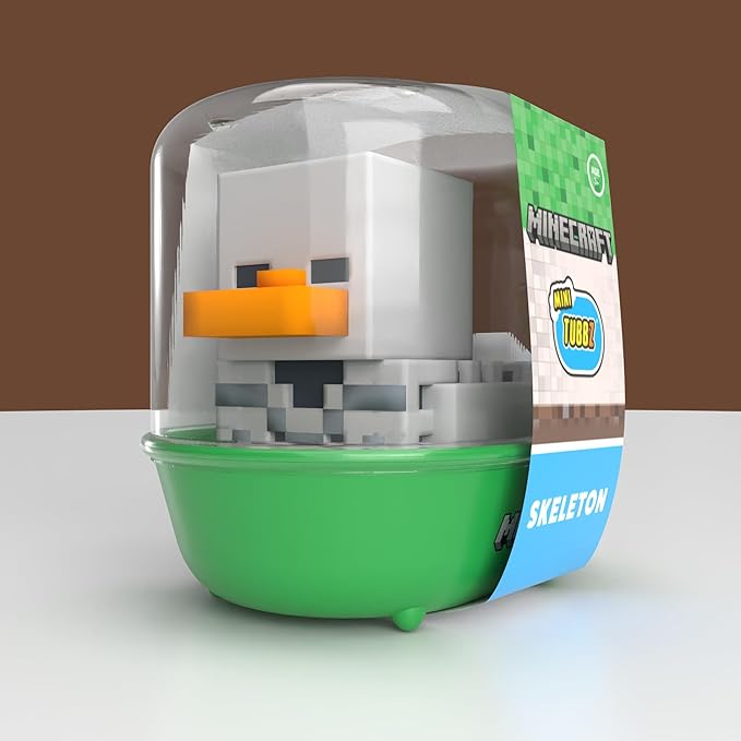 Buy Tubbz Mini Minecraft Skeleton Cosplaying Rubber Duck Vinyl Figure | Yallatoys.com