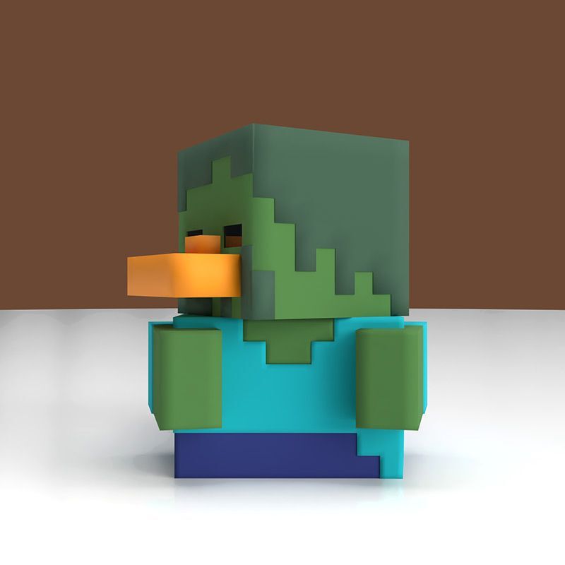 Buy Tubbz First Edition Minecraft Zombie Cosplaying Rubber Duck Vinyl Figure | Yallatoys.com