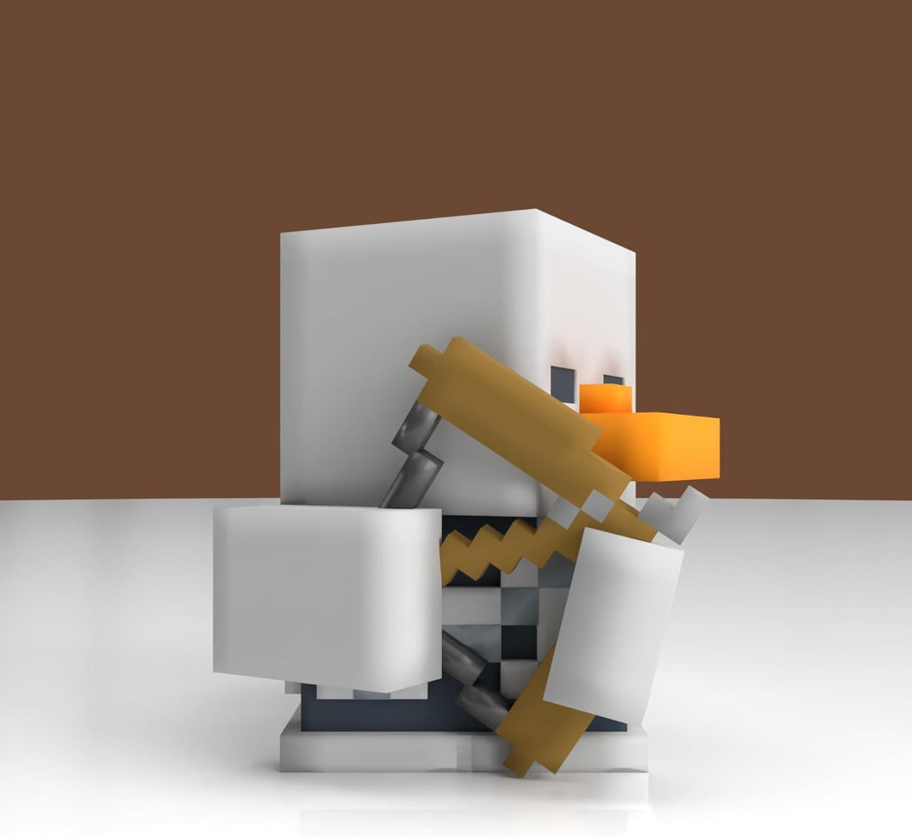Buy Tubbz First Edition Minecraft Skeleton Cosplaying Rubber Duck Vinyl Figure | Yallatoys.com