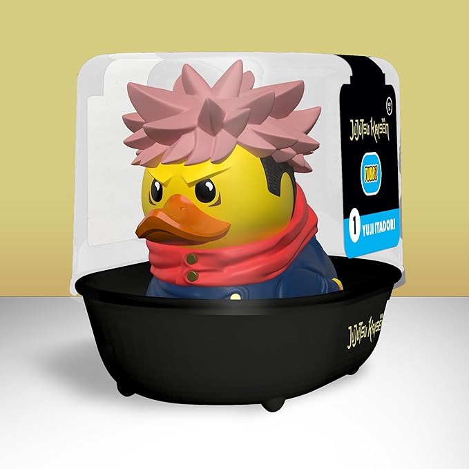 Buy Tubbz Jujutsu Kaisen Yuji Itadori Cosplaying Rubber Duck Vinyl Figure | Yallatoys.com