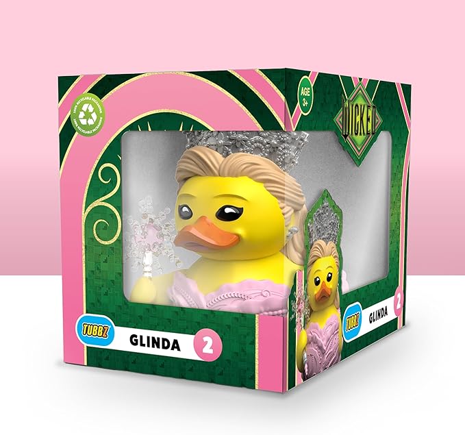 Buy Tubbz Boxed Wicked Glinda Upland Cosplaying Rubber Duck Vinyl Figure | Yallatoys.com