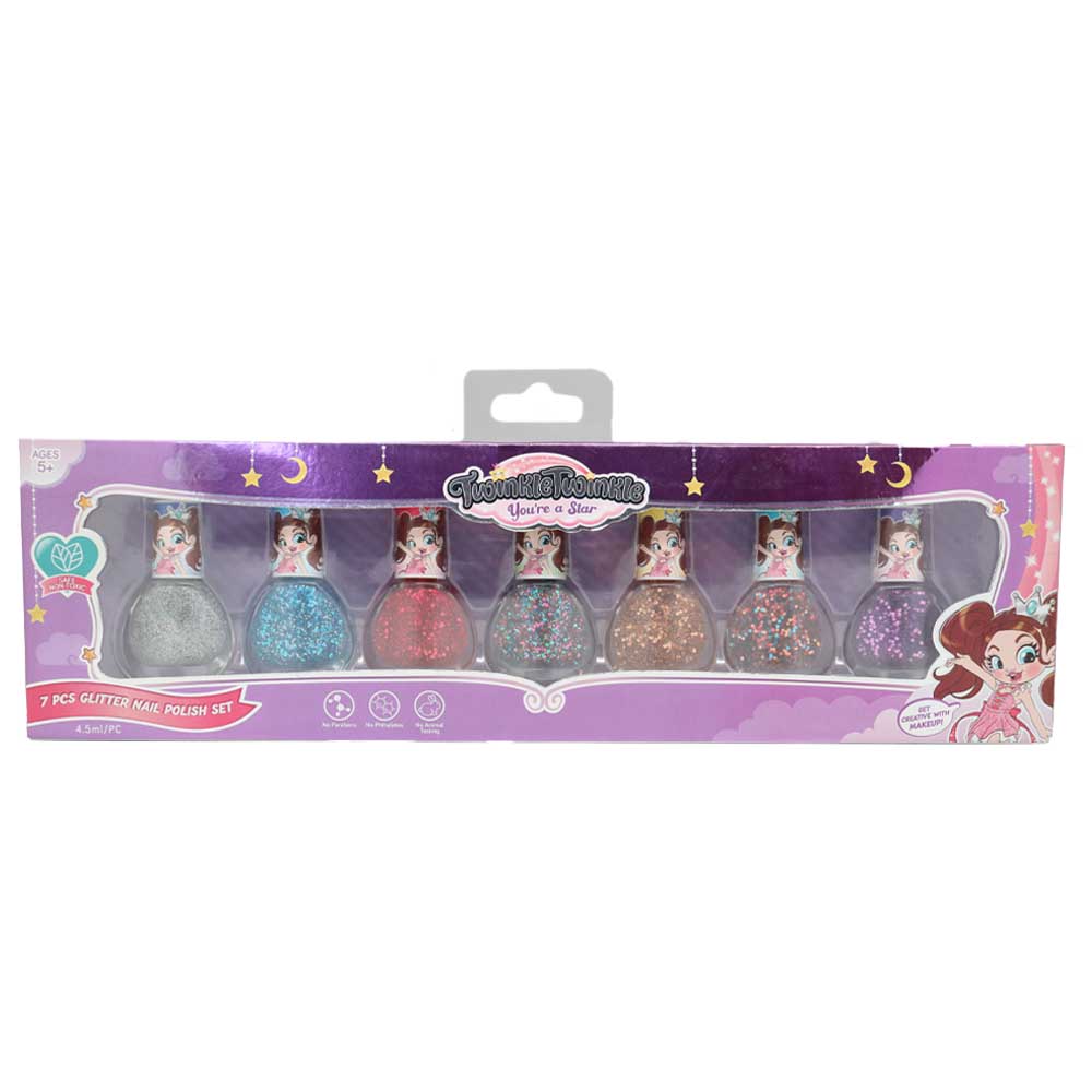 Buy Twinkle Twinkle Nail Polish 7pc Set | Yallatoys.com