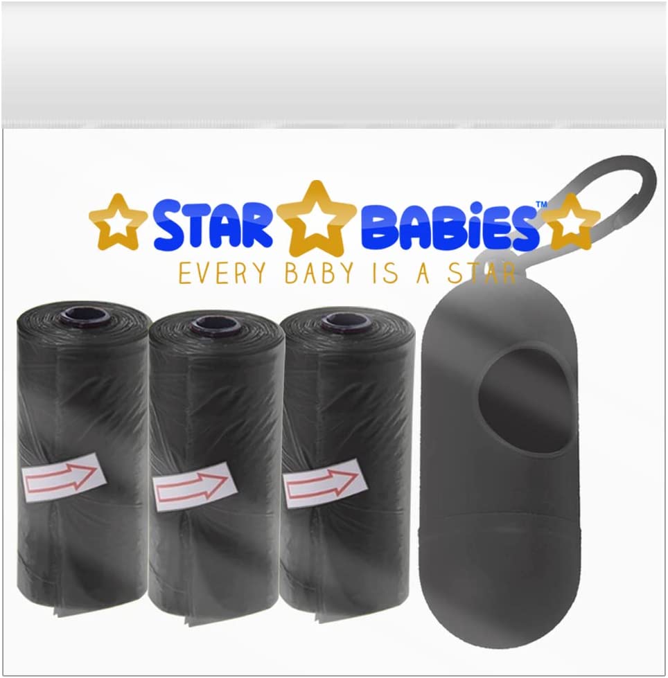 Star Babies - Scented Bag With Dispenser Pack Of 3 - Black Star Babies Yallatoys