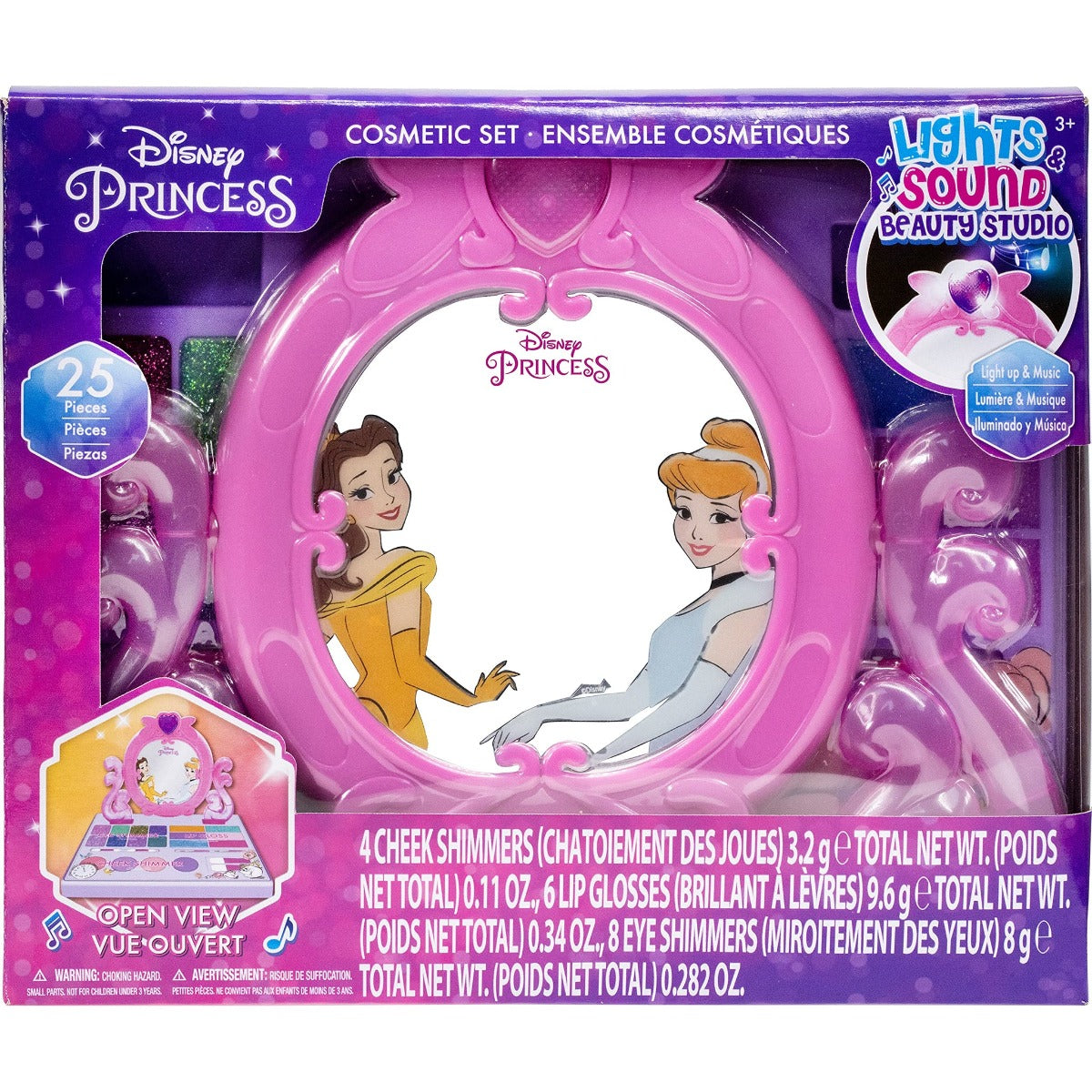 Buy Townley Girl Disney Princess Cosmetic Vanity Compact Makeup Set | Yallatoys.com
