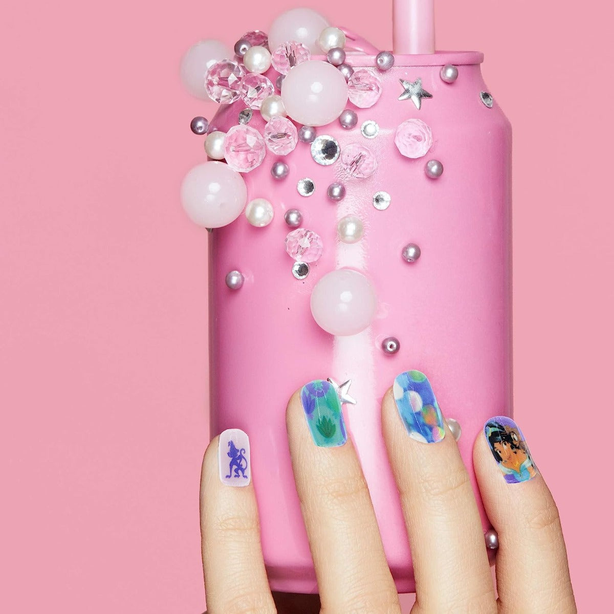 Buy Townley Girl Disney Princess 48 Pcs Press On Nails | Yallatoys.com