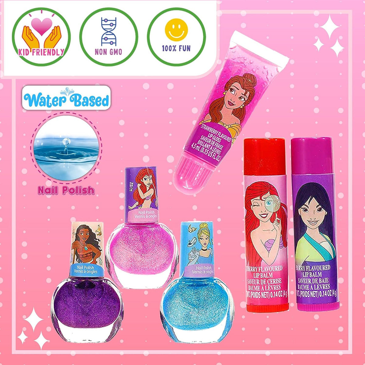 Buy Townley Girl Disney Princess Cismetic Case Set | Yallatoys.com