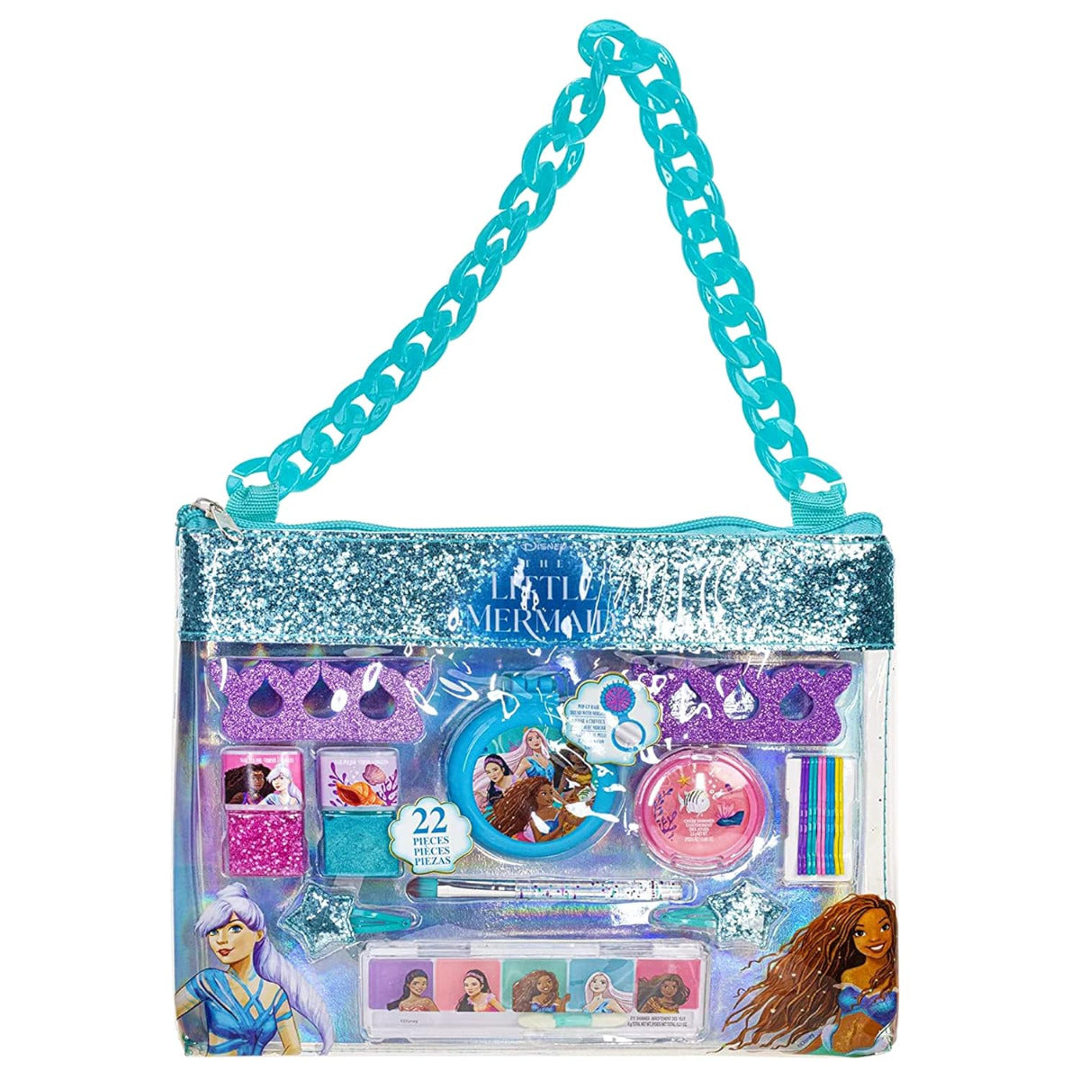 Buy Townley Girl The Little Mermaid 11pc Makeup Filled Chain Bag | Yallatoys.com