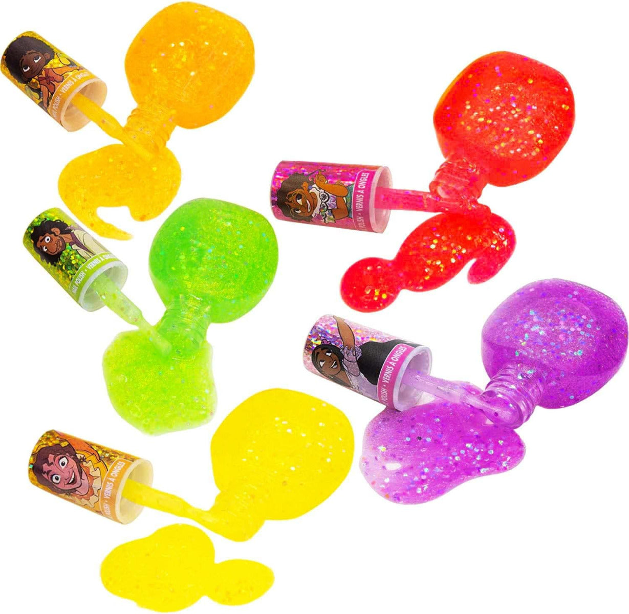 Buy Townley Girl Disney Encanto Non Toxic Peel off Glittery & Opaque Shimmery Nail Polish 18pcs Set | Yallatoys.com