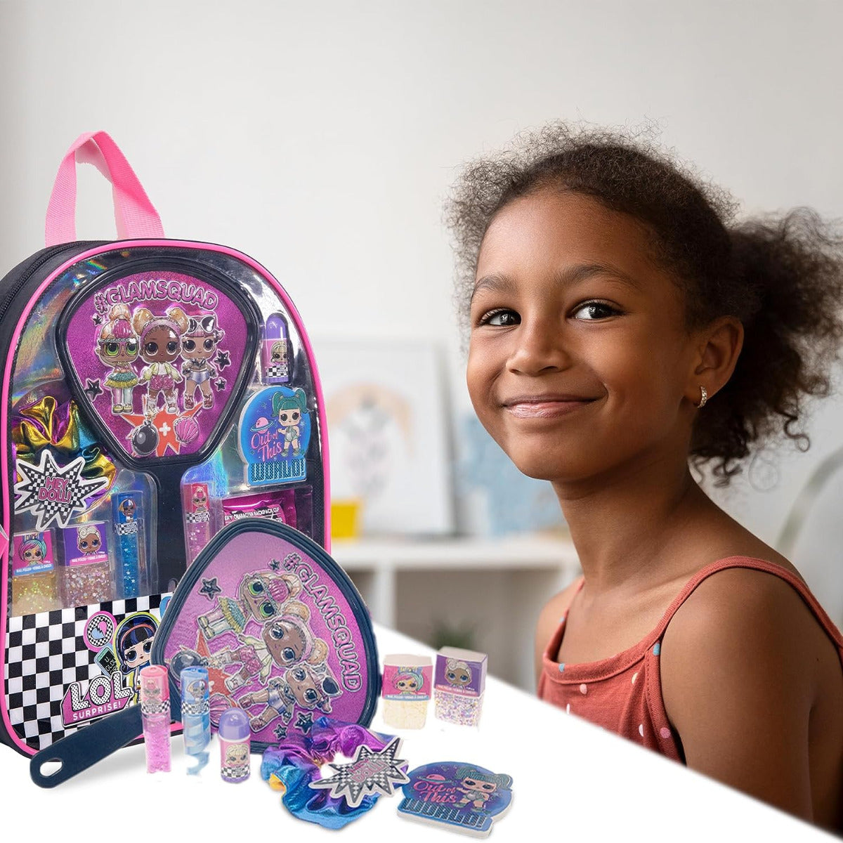 Buy Townley Girl LOL Surprise Backpack Cosmetic Makeup Set 10 Pieces | Yallatoys.com