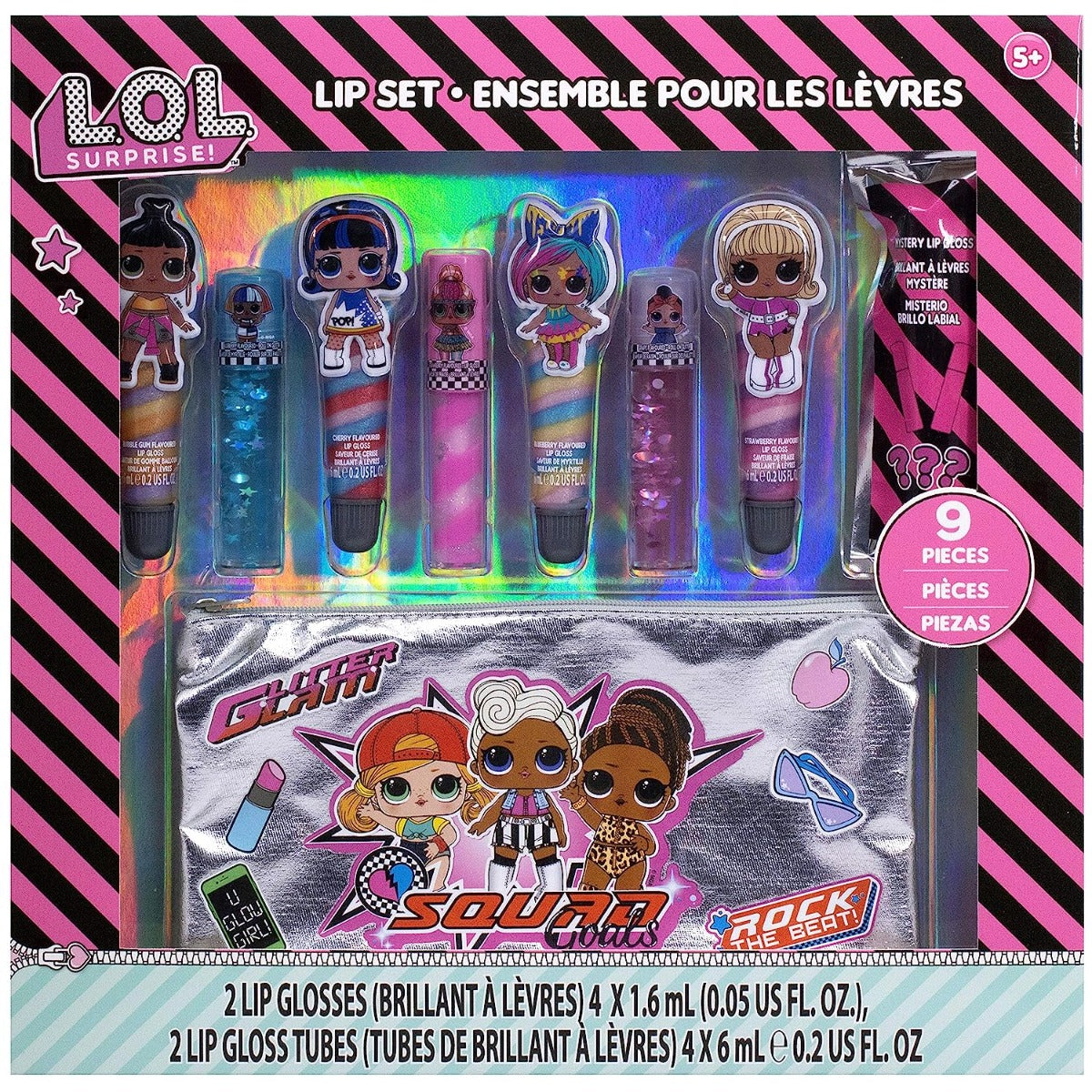Buy Townley Girl LOL Surprise Makeup Set with 8 Flavored Lip Glosses for Girls with 1 Surprise Lip Gloss Color | Yallatoys.com
