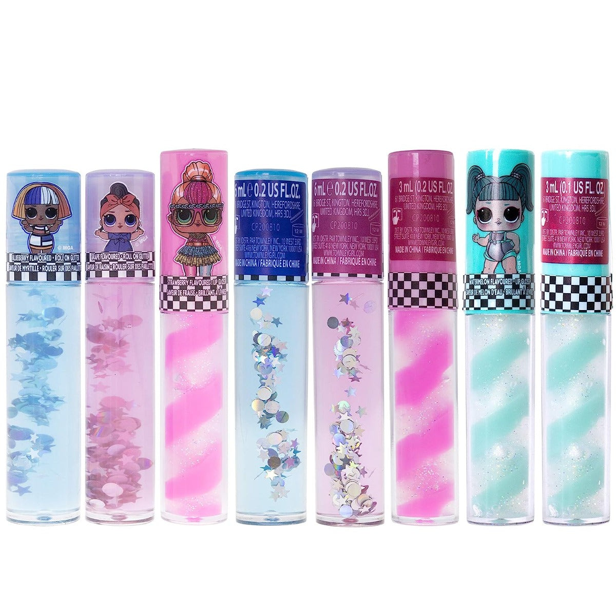 Buy Townley Girl LOL Surprise Makeup Set with 8 Flavored Lip Glosses for Girls with 1 Surprise Lip Gloss Color | Yallatoys.com