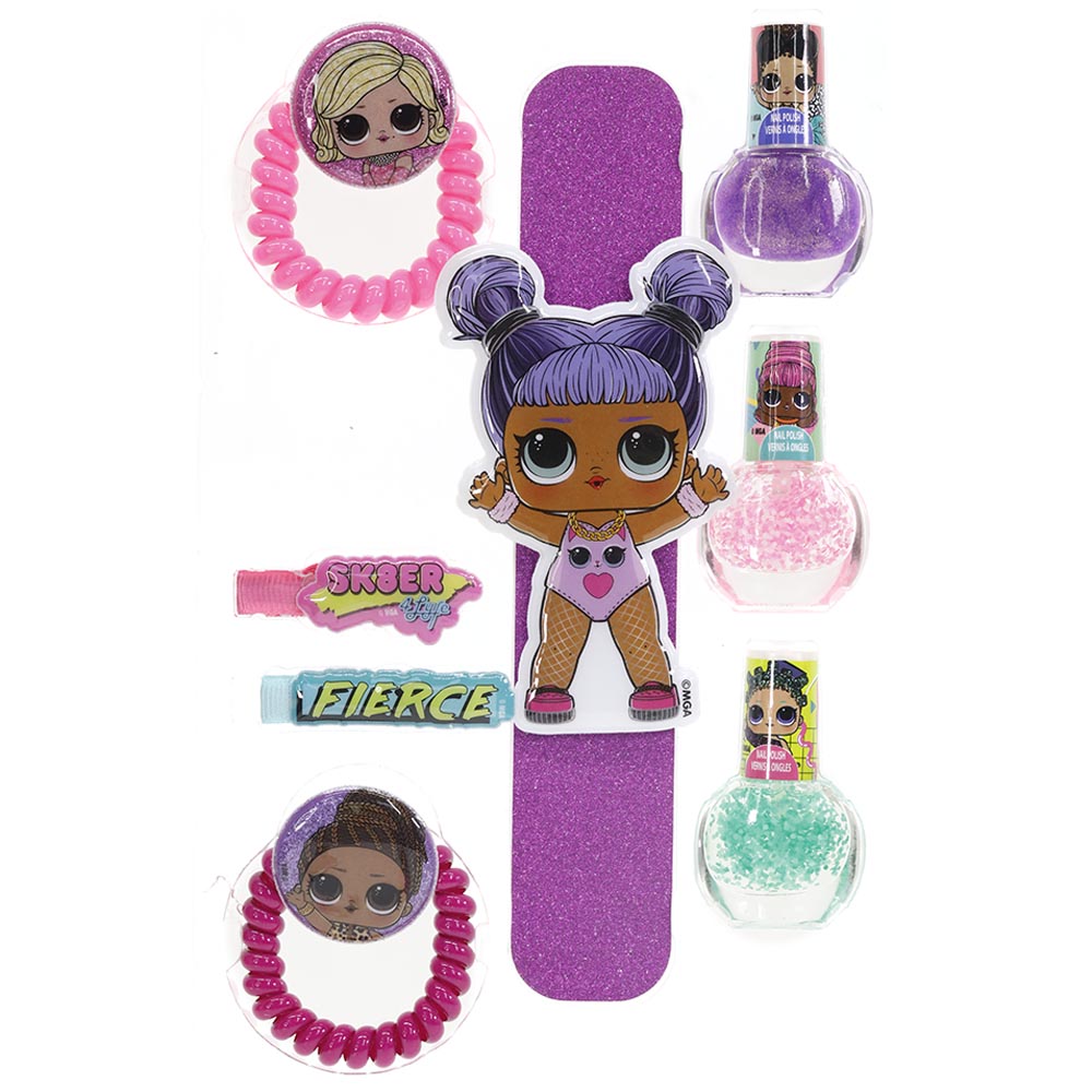 Buy Townley Girl LOL Surprise Nail Set With Jumbo File & Hair Accessories | Yallatoys.com
