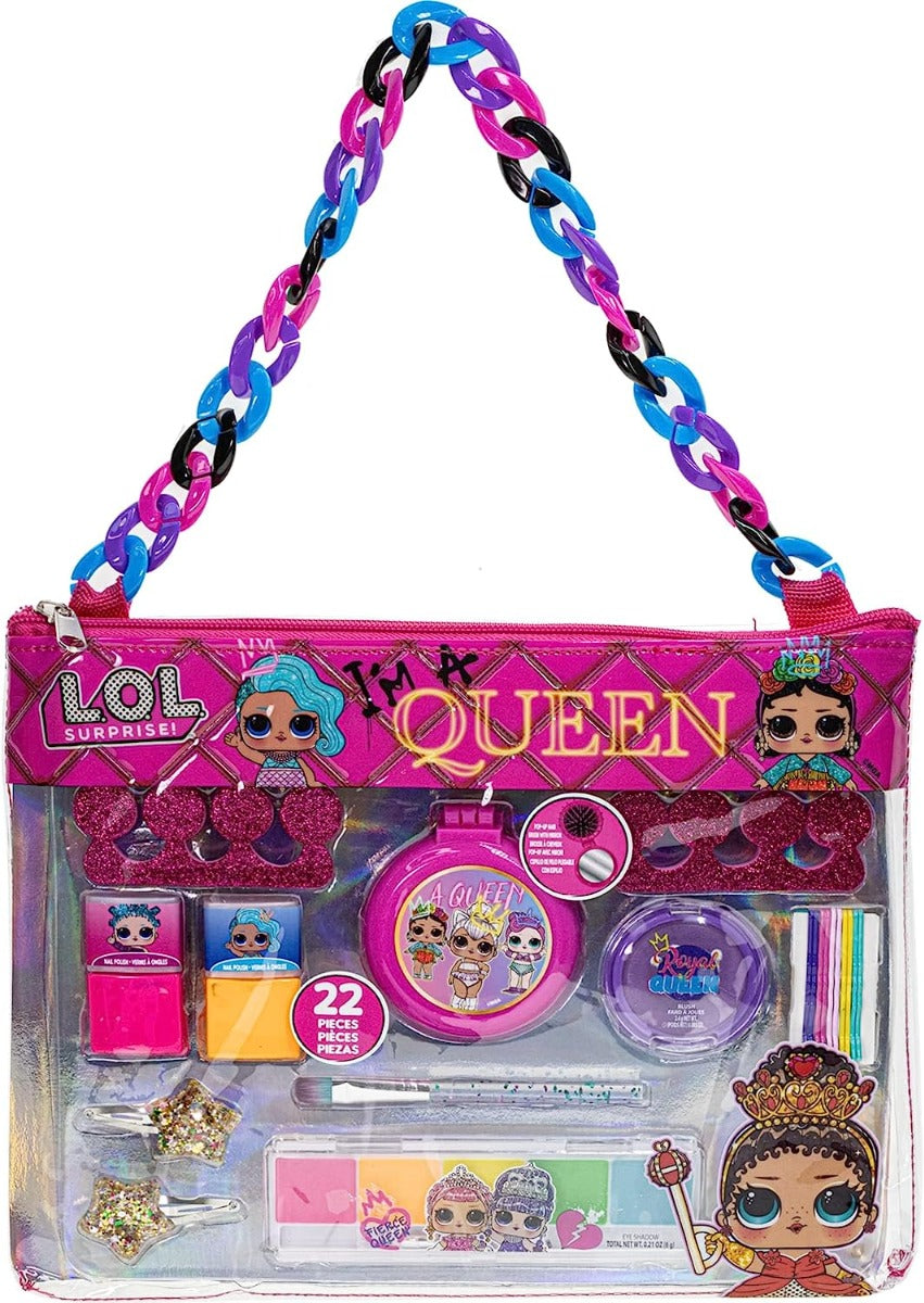 Buy Townley Girl LOL Surprise 11 Pcs Makeup Filled Sling Bag with Peel Off Nail Polish | Yallatoys.com
