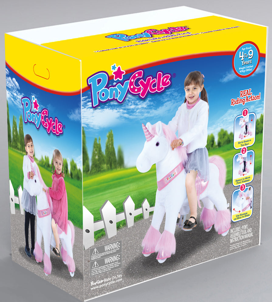 Buy Pony Cycle Ride On Pink Unicorn | Yallatoys.com