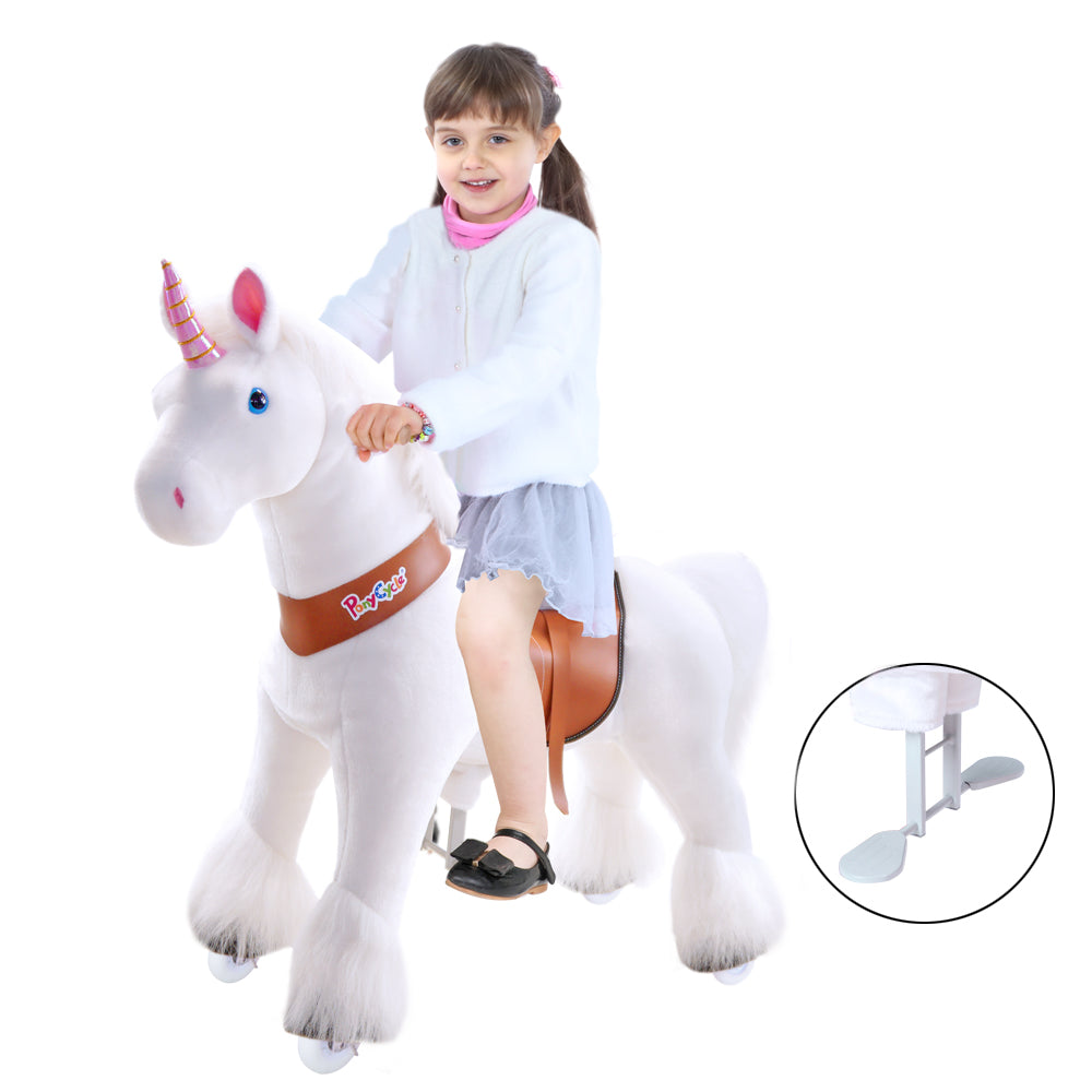 Buy Pony Cycle Vroom Rider White Unicorn Horse Ride On | Yallatoys.com