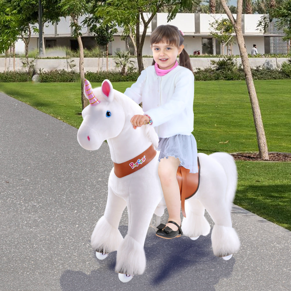 Buy Pony Cycle Vroom Rider White Unicorn Horse Ride On | Yallatoys.com