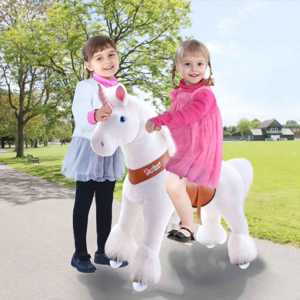 Buy Pony Cycle Vroom Rider White Unicorn Horse Ride On | Yallatoys.com