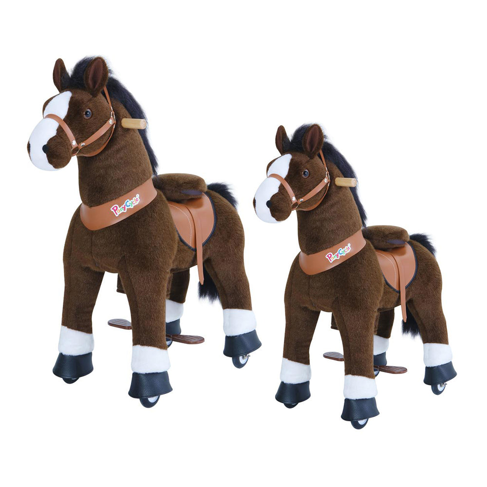 Buy Small chocolate brown with white hoof horse | Yallatoys.com