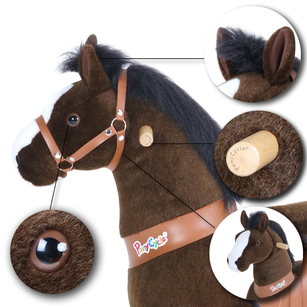 Buy Small chocolate brown with white hoof horse | Yallatoys.com