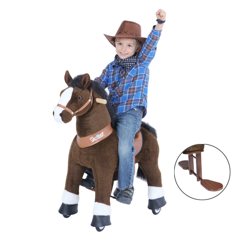 Buy Small chocolate brown with white hoof horse | Yallatoys.com