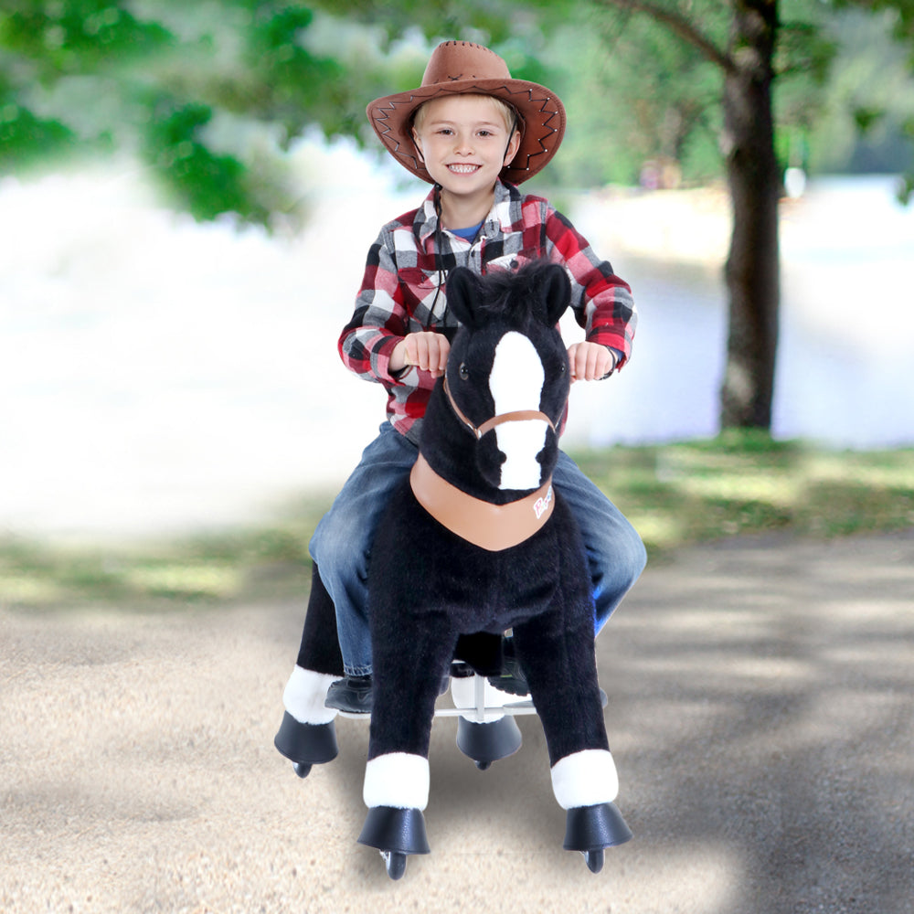 Buy Pony Cycle Medium Black With White Hoof Horse | Yallatoys.com