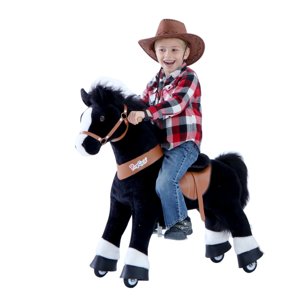 Buy Pony Cycle Medium Black With White Hoof Horse | Yallatoys.com