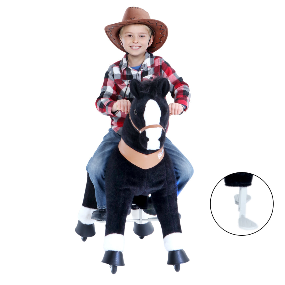 Buy Pony Cycle Medium Black With White Hoof Horse | Yallatoys.com