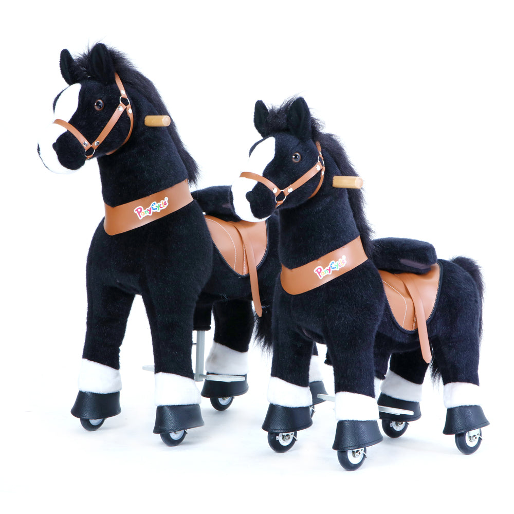 Buy Pony Cycle Medium Black With White Hoof Horse | Yallatoys.com
