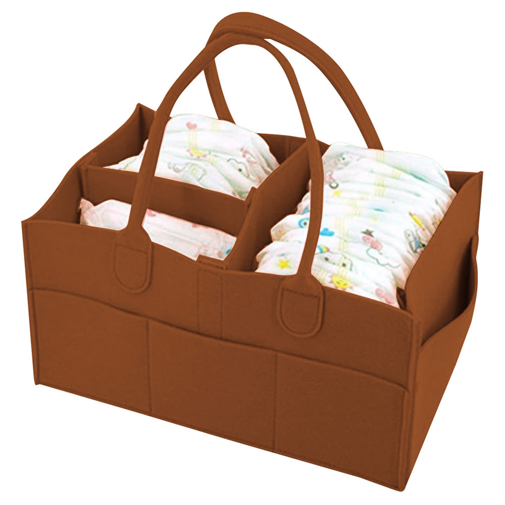 Star Babies Diaper Caddy Organizer - Brown Star Babies Yallatoys