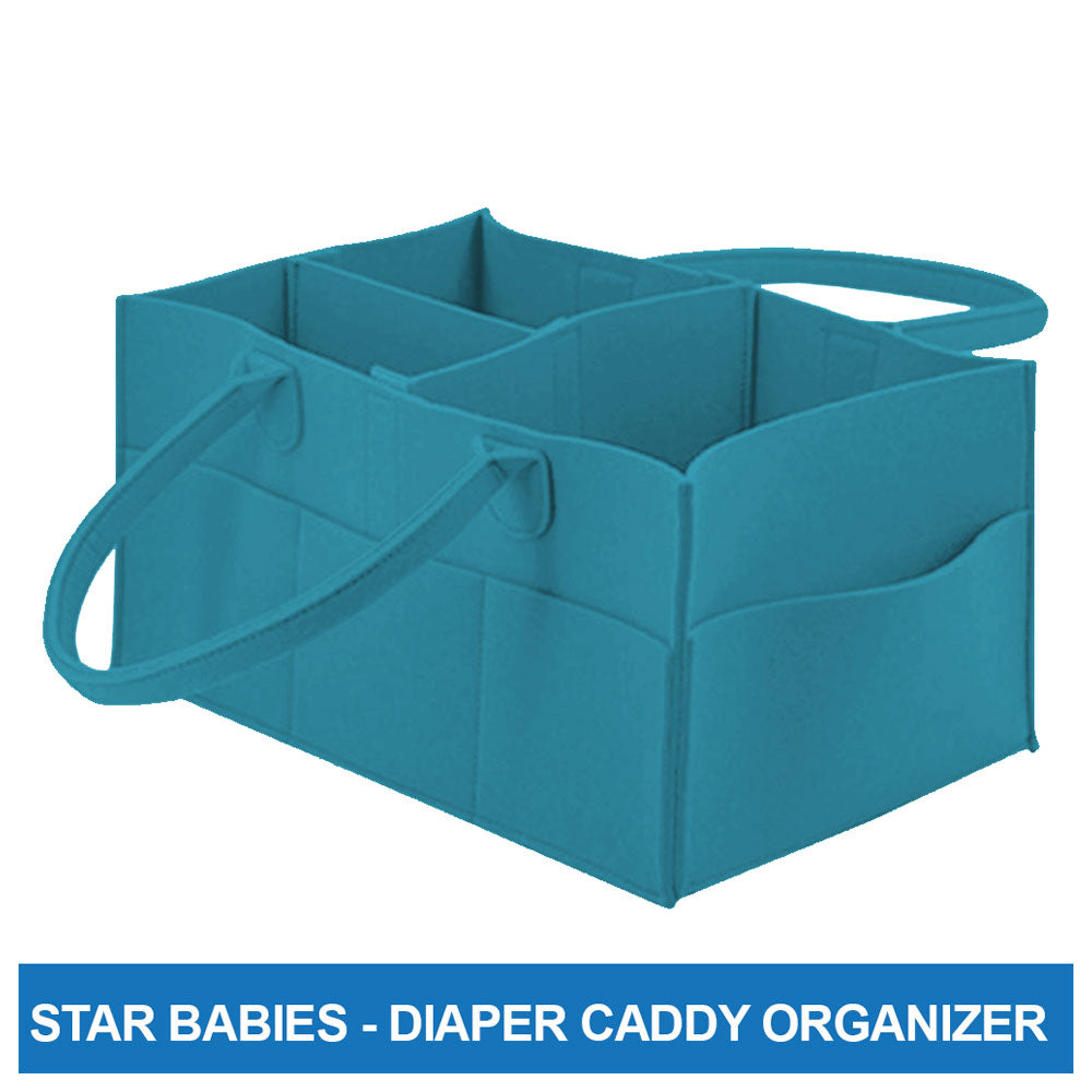 Star Babies Diaper Caddy Organizer - Dark Blue Star Babies Yallatoys